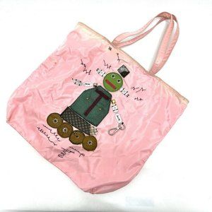 Prada Robot Hand Bag Tote Bag Nylon Pink - image 1